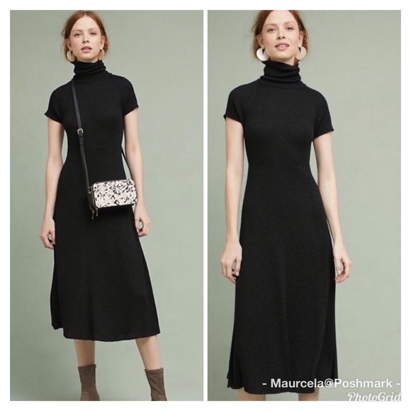 Anthropologie Dresses & Skirts - Maeve Subtle Metallic Sweater Dress